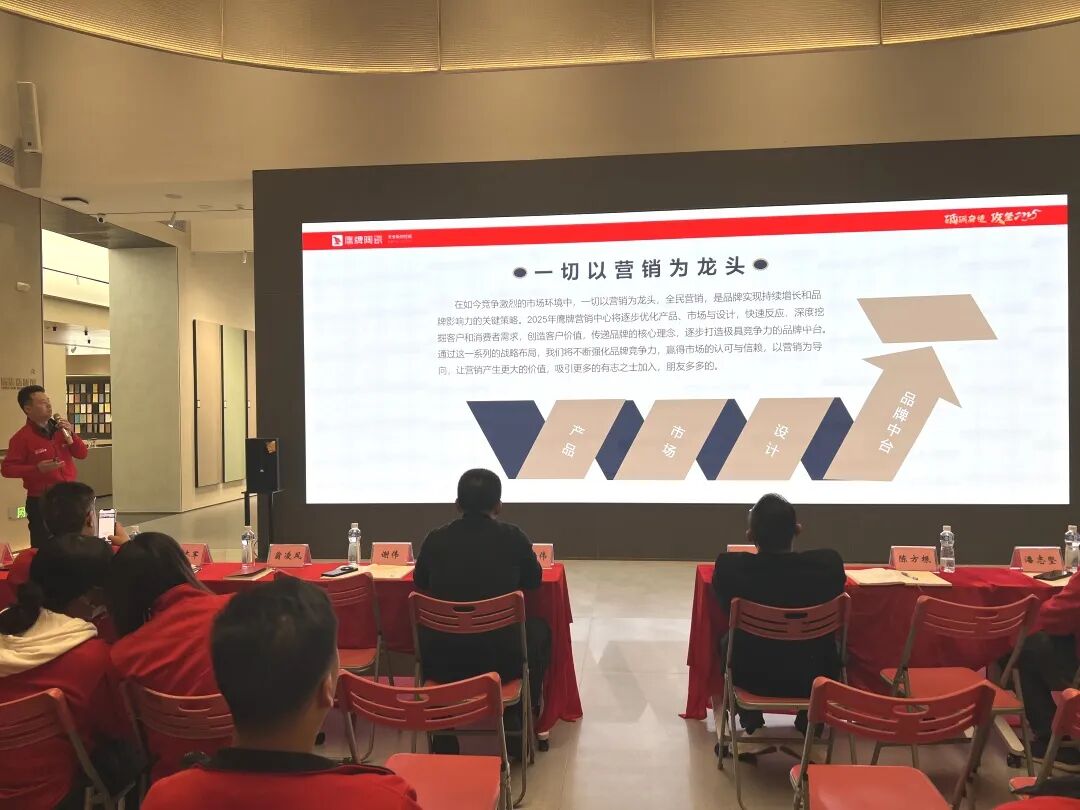 砥砺奋进，攻坚2025｜觊发k8旗舰厅营销中心开年营销会议圆满举行！(图9)